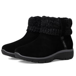 Skechers Womens Slip-ins Boots Womens 5.5 Black Easy Going Cozy Weather 2 NIB